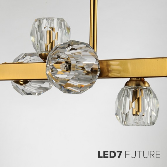 Loft Industry Modern - Stick Diamonds Chandelier